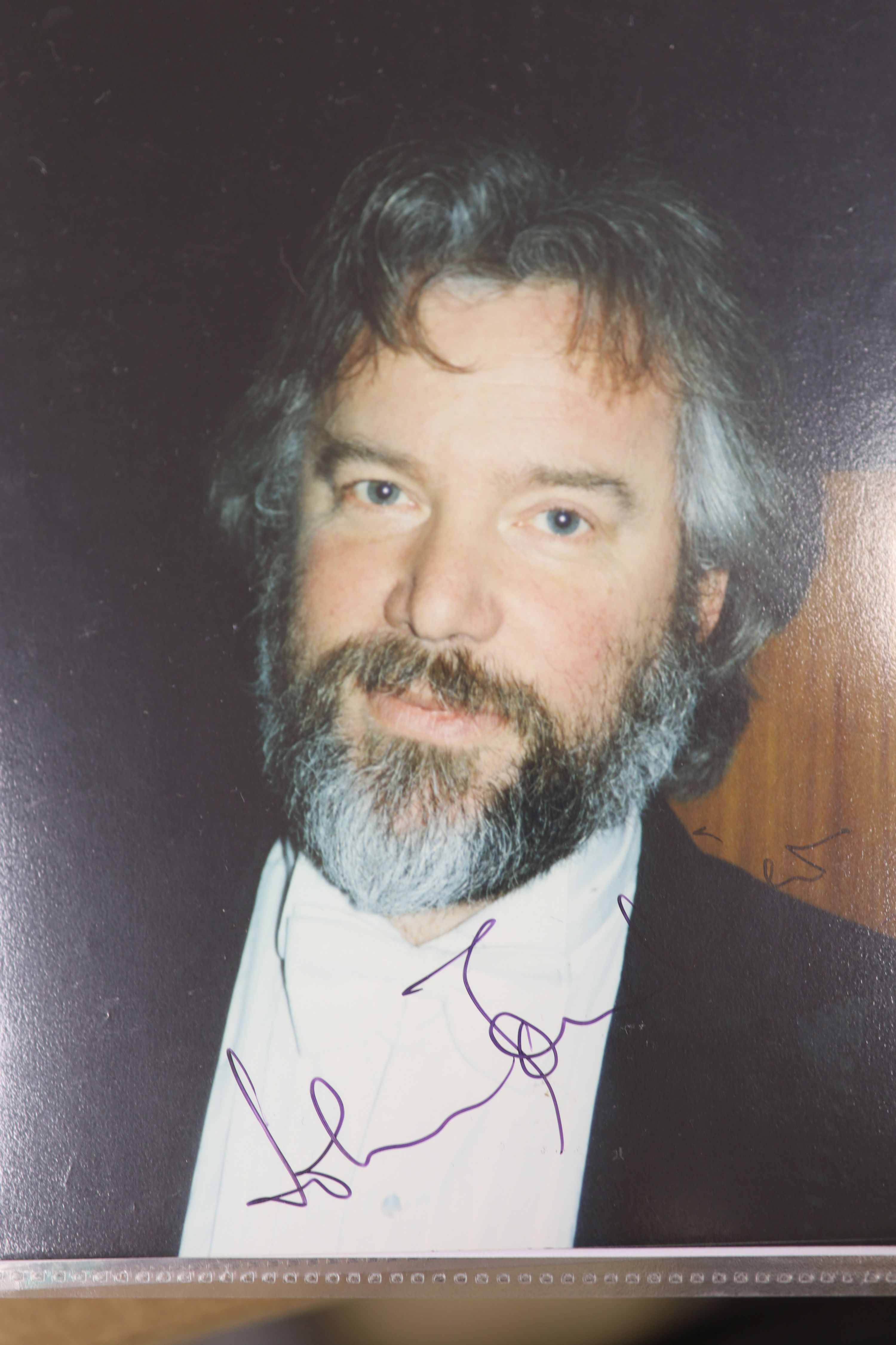 Album of more than 100 signed photographs of classical music singers, instrumentalists and conductors